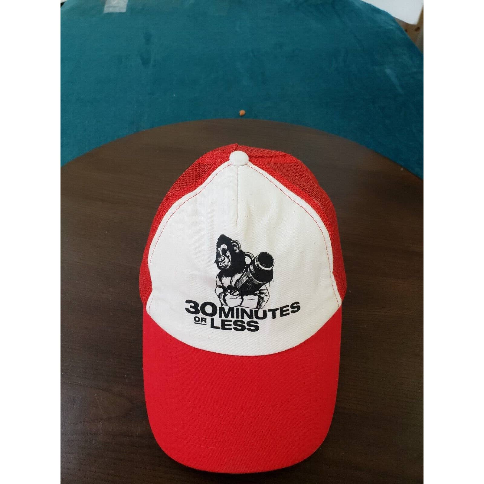 30 Minutes Or Less Hat Cap One Sz Adjustable Snapback Adult Baseball White Movie